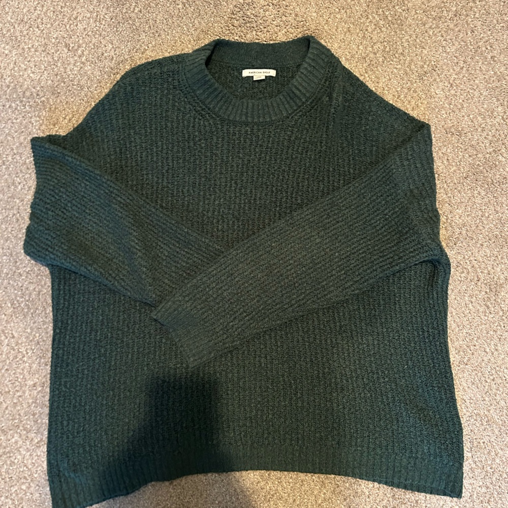 American Eagle Outfitters Forest Green Sweater
